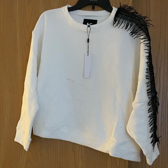 Koral White Sweatshirt  new with defects on - Picture 4 of 7